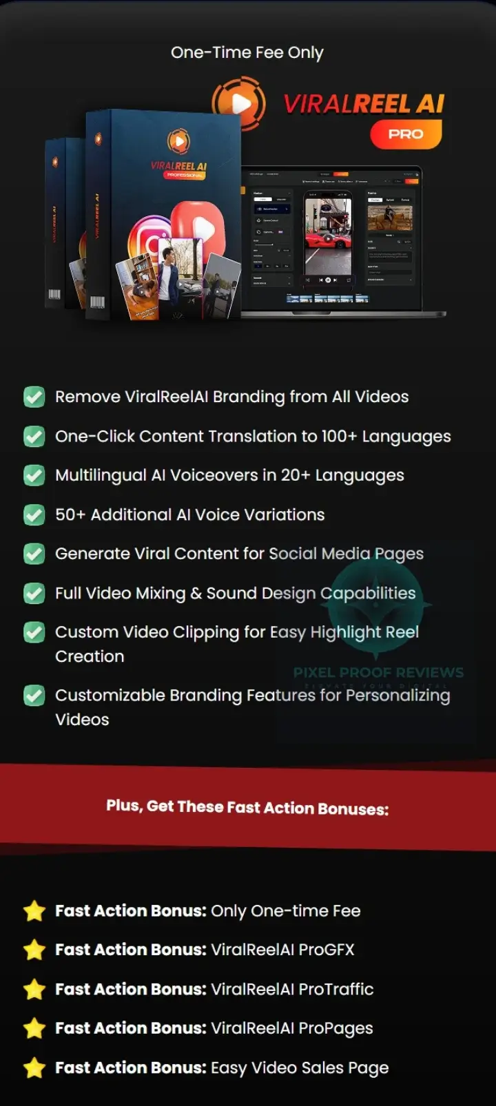 ViralAI Reel Pro Features