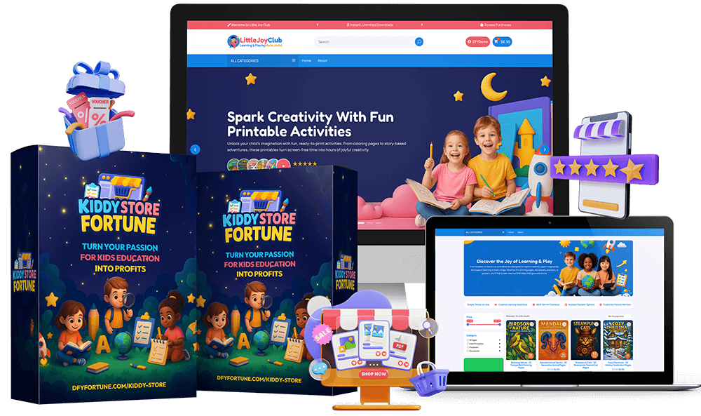 Kiddy Store Fortune Review: Unlock Instant Passive Income with a Ready-Made Kids Store