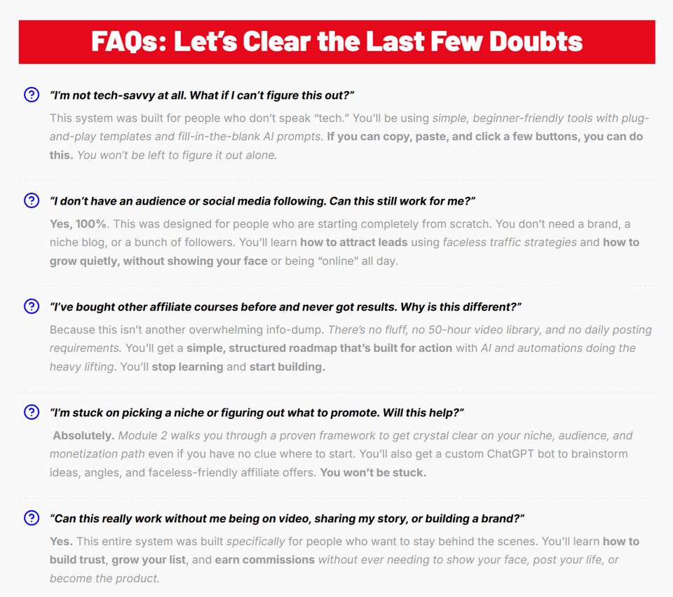 AI Faceless List Builder Review