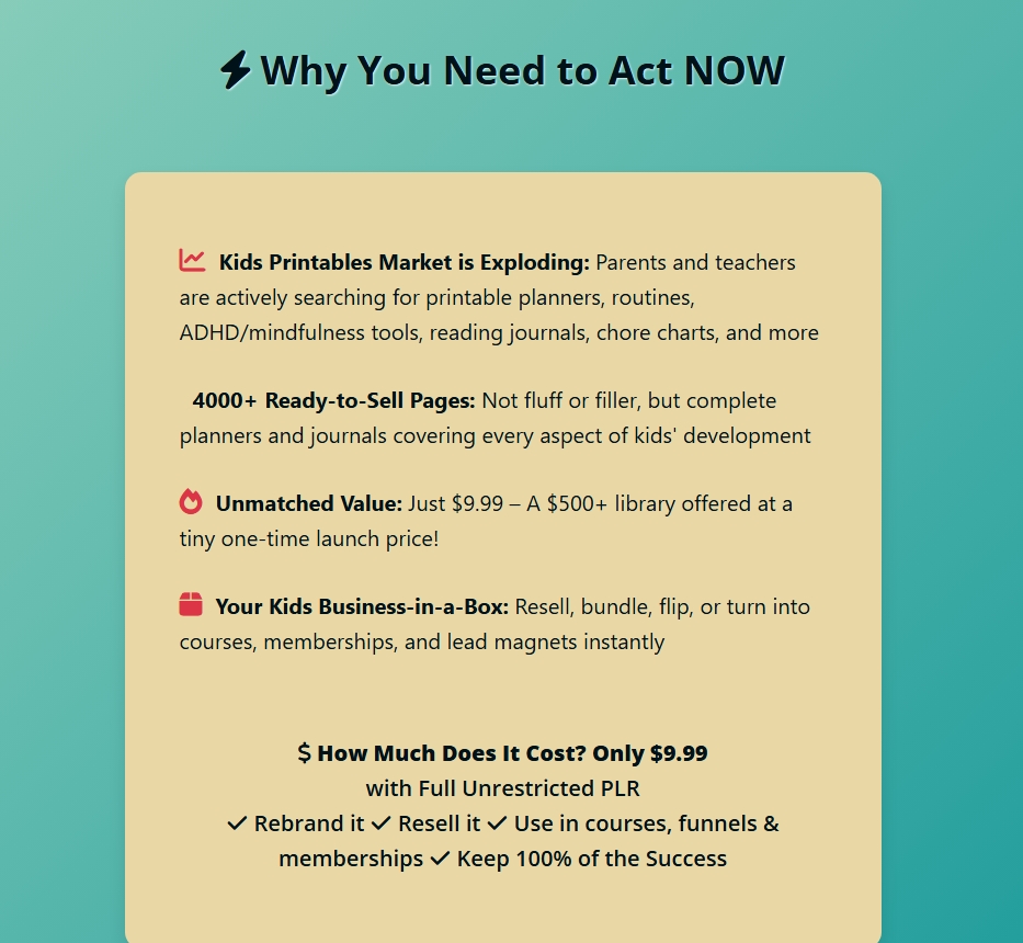 Kids Planners & Journals Vault Review