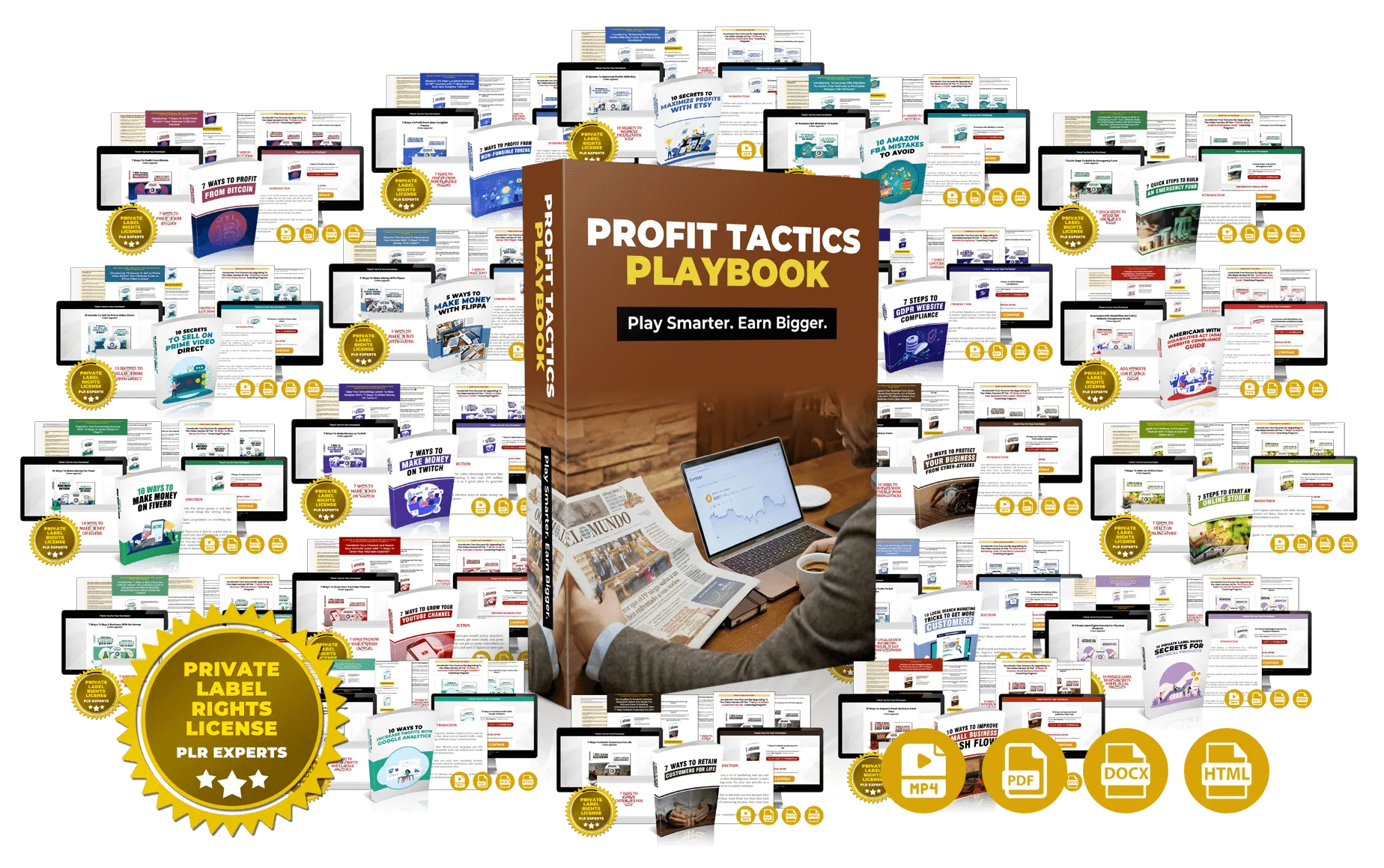 Profit Tactics Playbook Review: Get 20 Professional PLR Kits to Build Passive Income Streams