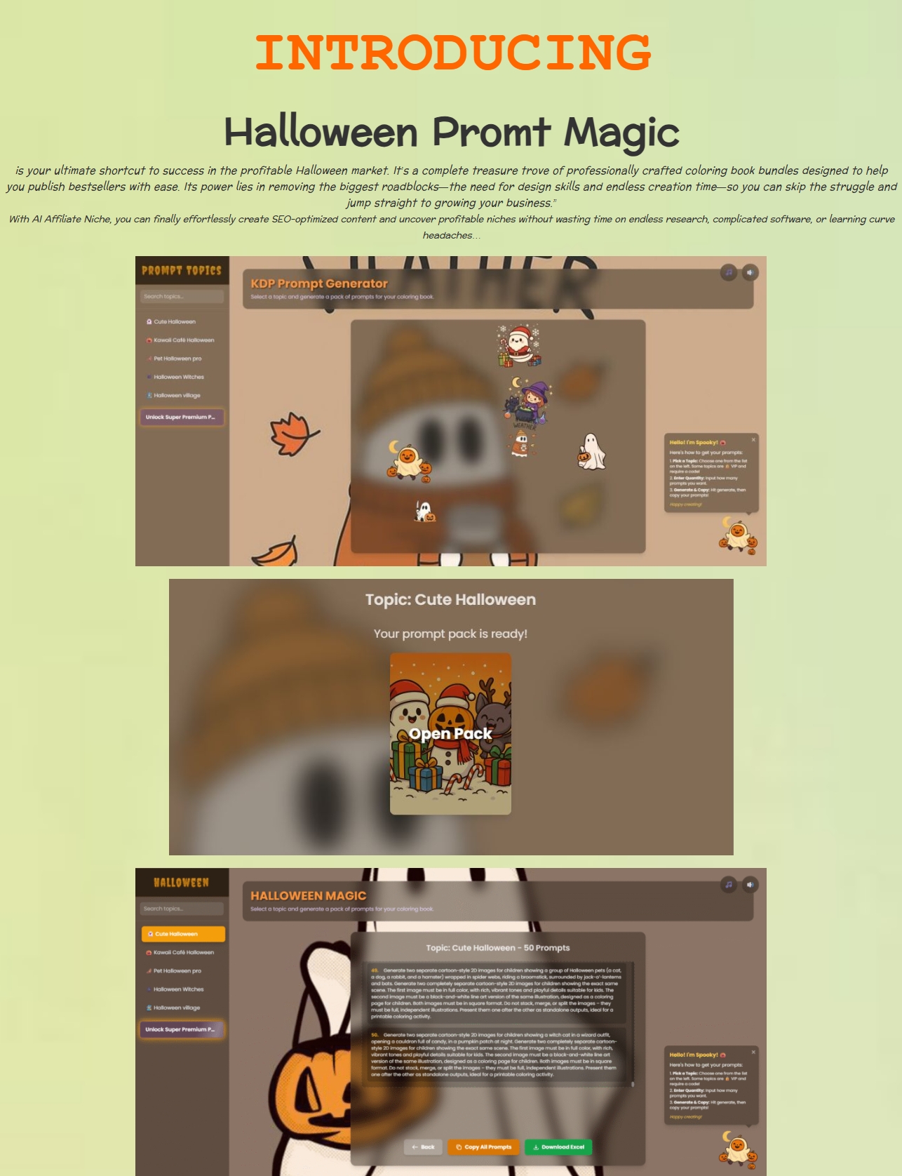 Halloween Prompt Magic Review