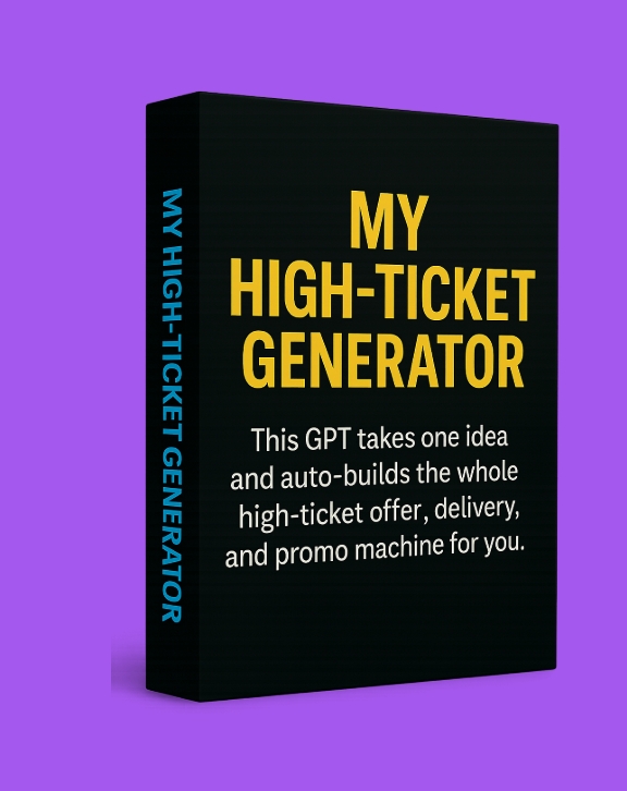 My High-Ticket Generator Review: Build Profitable High-Ticket Programs Effortlessly!