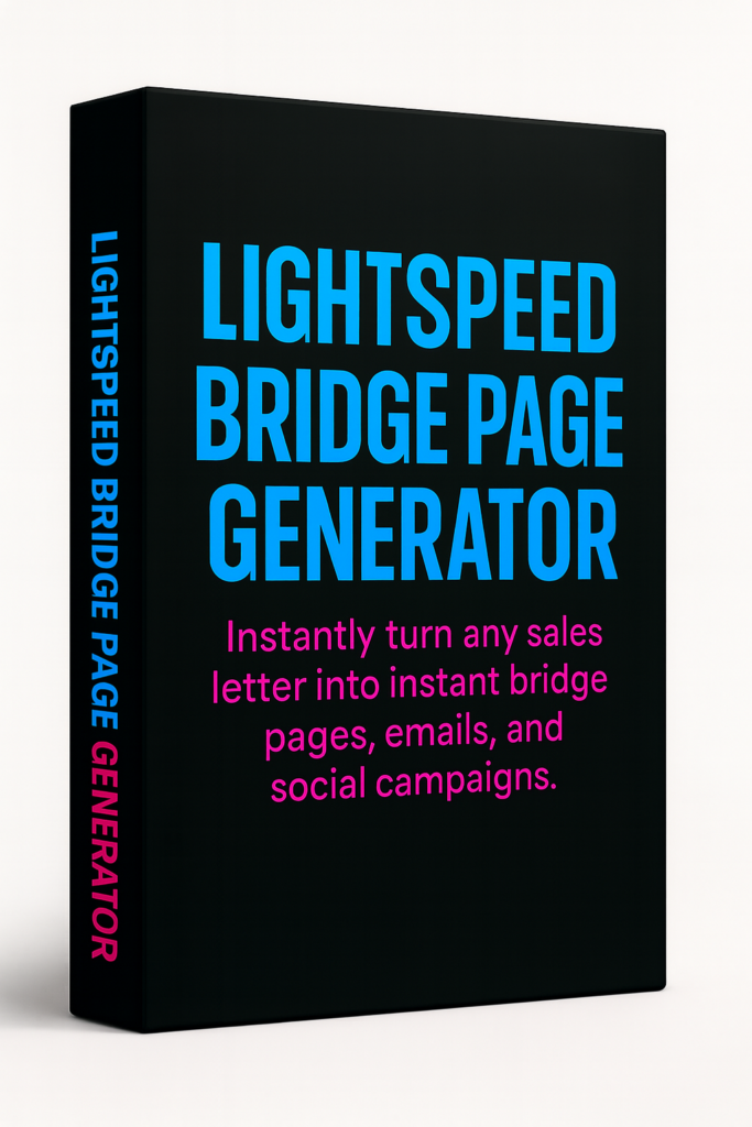 Lightspeed Bridge Page Generator Review