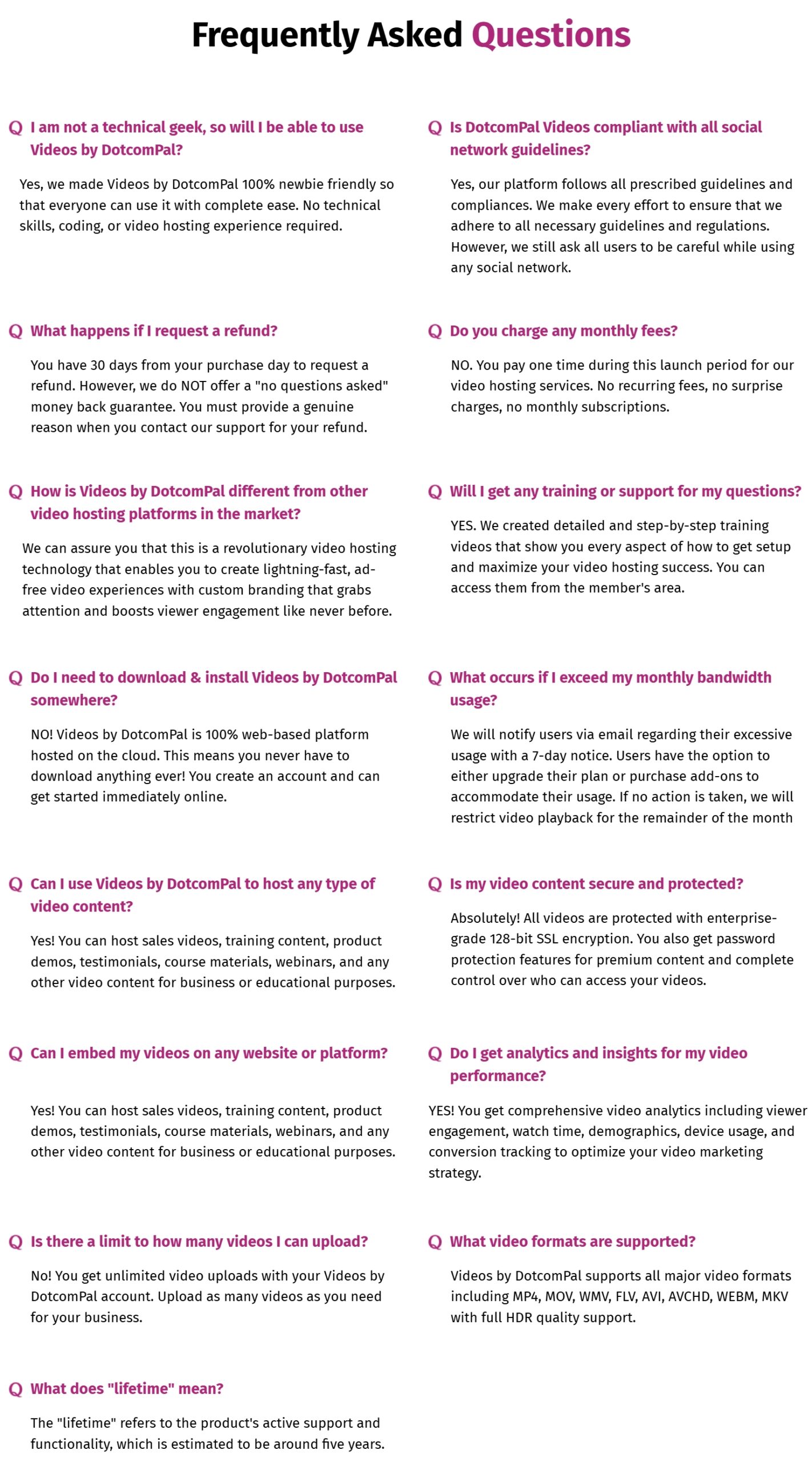 Videos Kickstart Review